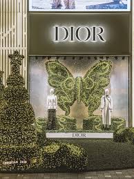 Papillon retail de luxe dior poetique nature imaginaire monde romance